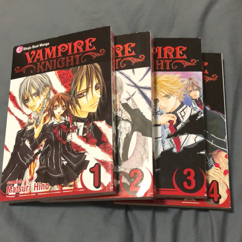 Vampire Knight Manga Volume 1-4